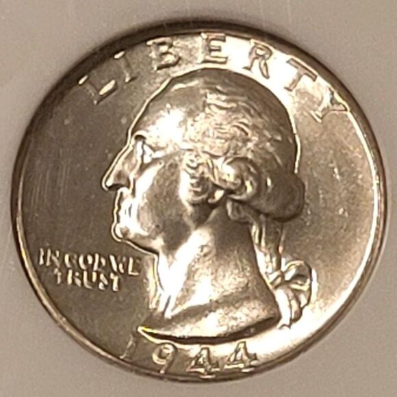 1944 D Washington Quarter MS67 NGC - Picture 3 of 4